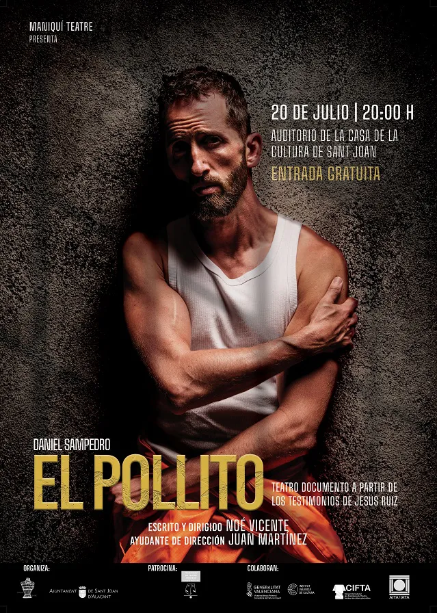 CARTEL OBRA MANIQUI TEATRE EL POLLITO 2024