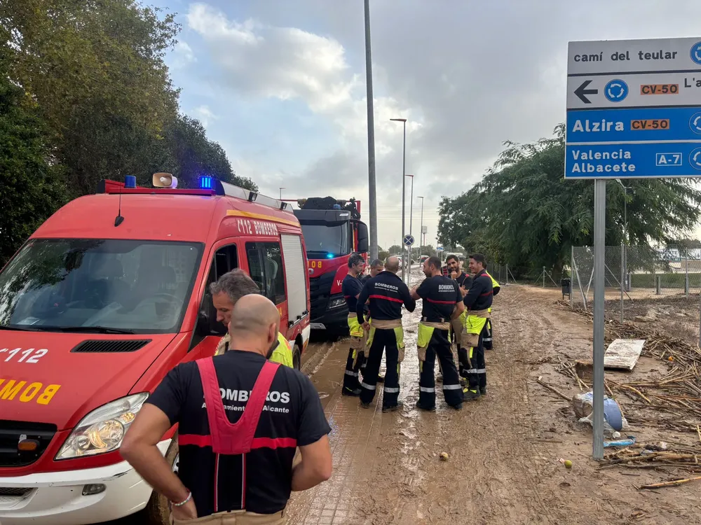 BOMBEROS ALICANTE EN VALENCIA DANA 2024