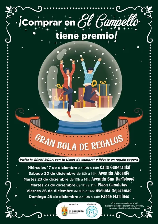 Campaña comercio Navidad campello cartel 2025