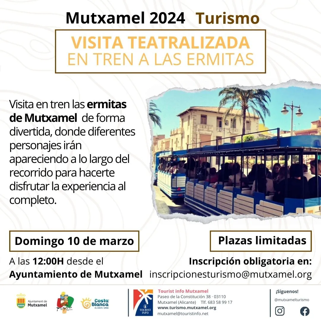 Visita Teatralizada en Tren a las Ermitas 2024