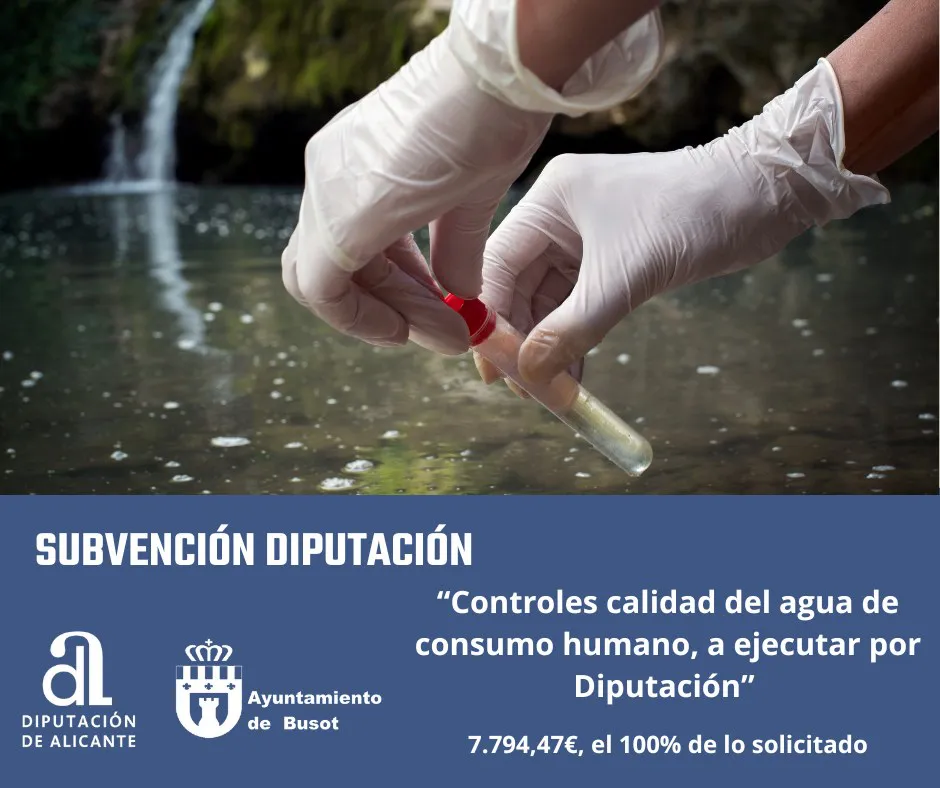 SUBVENCION DIPUTACION AGUA 2025