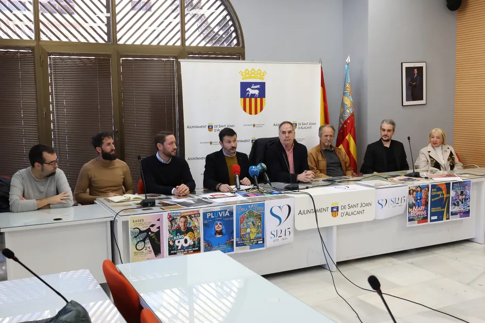PRESENTACION PROGRAMACION CULTURAL ENERO JUNIO 2024 SANT JOAN GRUPO SENTADOS MESA