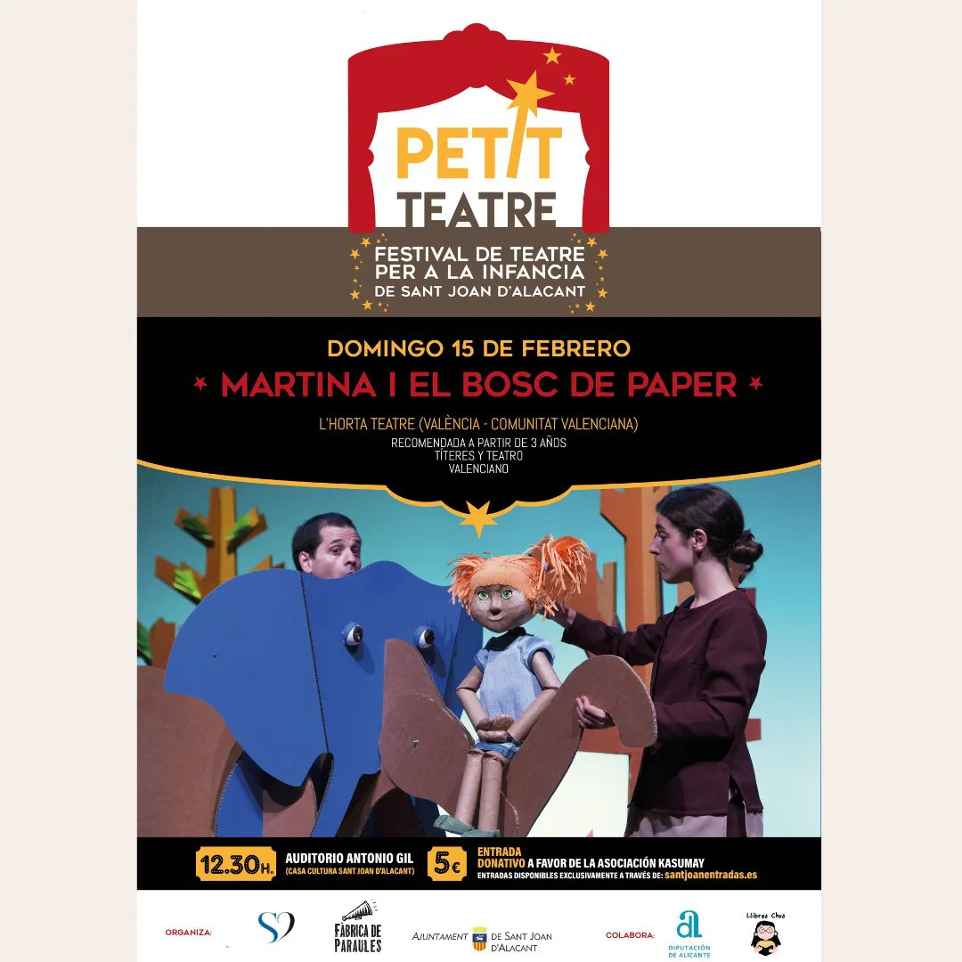PETIT TEATRE MARTINA I EL BOSC DE PAPER CARTEL 2026