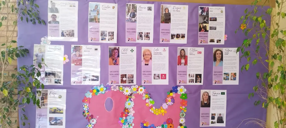 Cartel acto colegio 8M Esther Donate Sant Joan 01