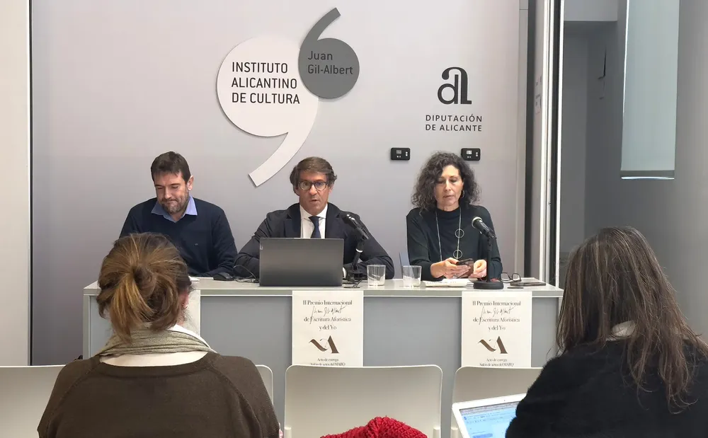RUEDA DE PRENSA DIPUTACION Escritura aforística Gil-Albert 2026