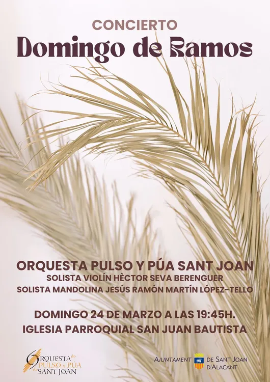 CONCIERTO DOMINGO DE RAMOS 2024 CARTEL