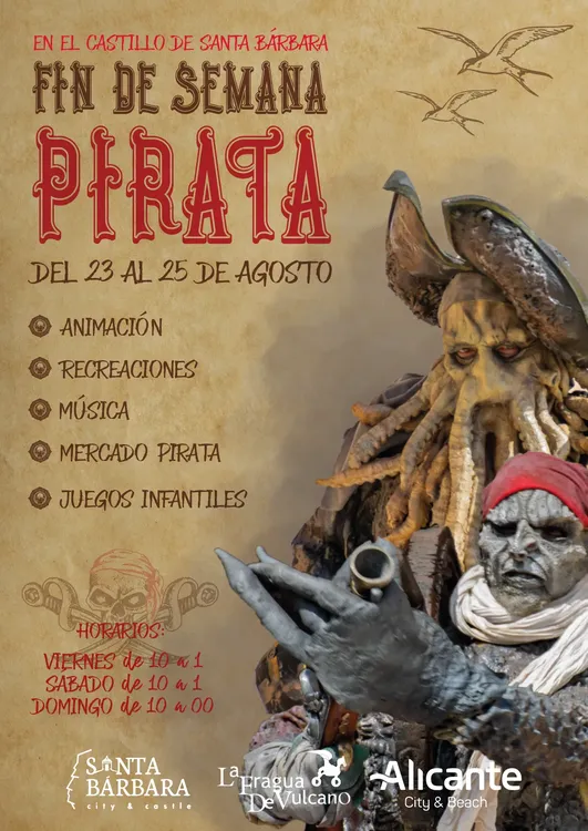 CARTEL PIRATAS ALICANTE 2024