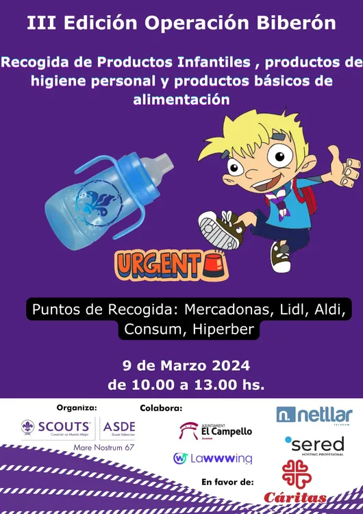 OPERACION BIBERON SCOUTS CAMPELLO CARTEL 2024