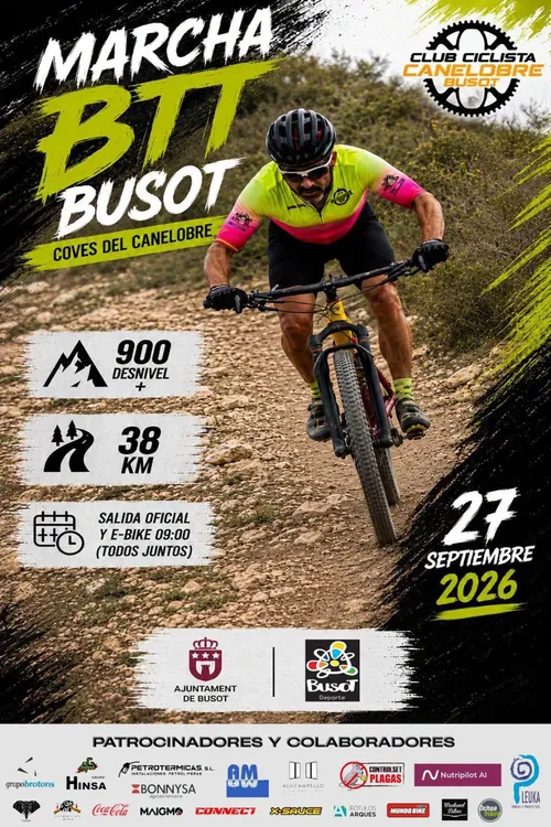 XI Marcha BTT Coves del Canelobre 2026 cartel