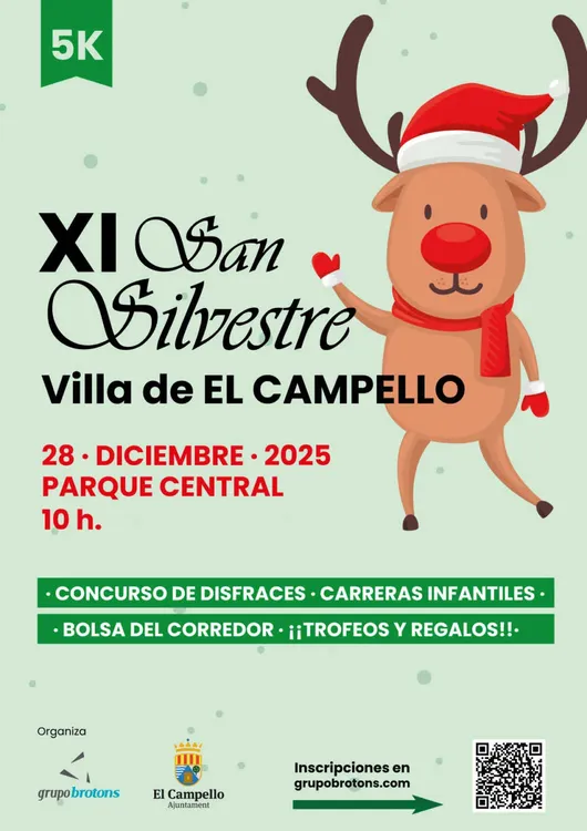 SAN SILVESTRE VILLA DE EL CAMPELLO 2025 CARTEL
