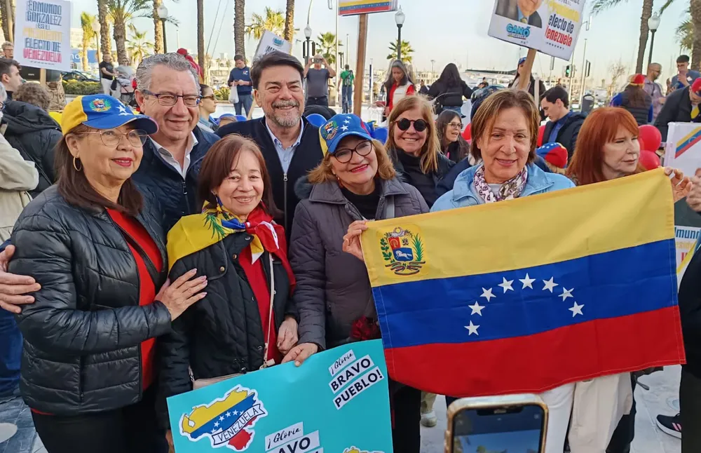MANIFESTACION VENEZUELA LUIS BARCALA 2025 FOTO 3