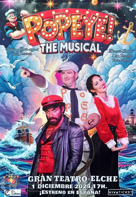 cartel popeye el musical