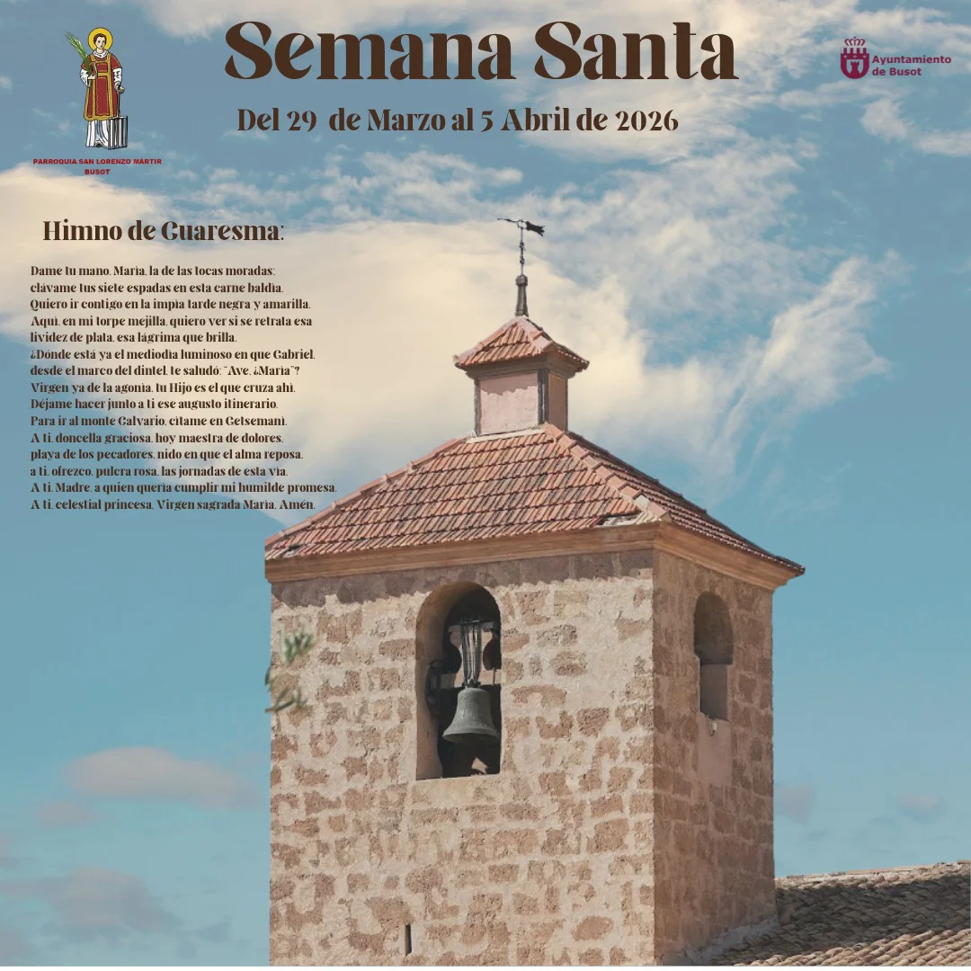 SEMANA SANTA BUSOT 2026 CARTEL