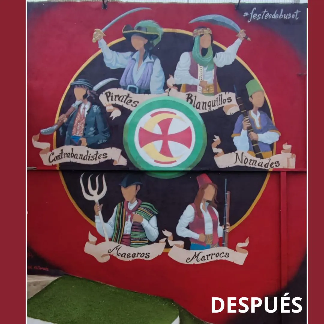 MURAL MOROS Y CRISTIANOS BUSOT 2025
