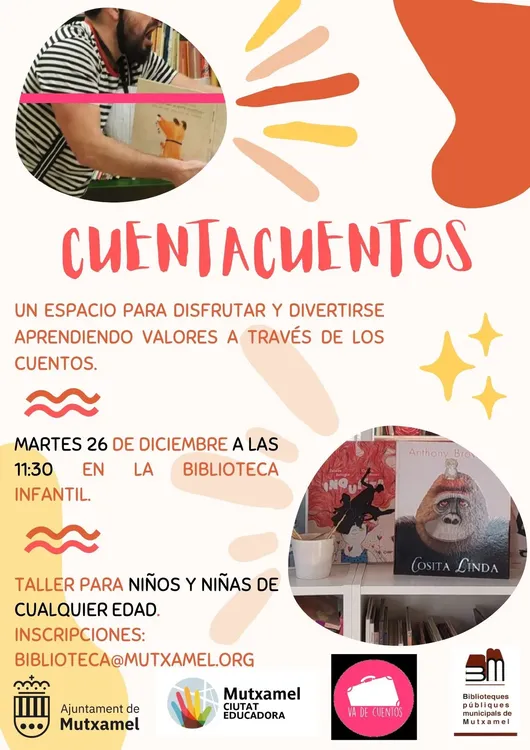 cartel Cuentacuentos en Mutxamel 2023