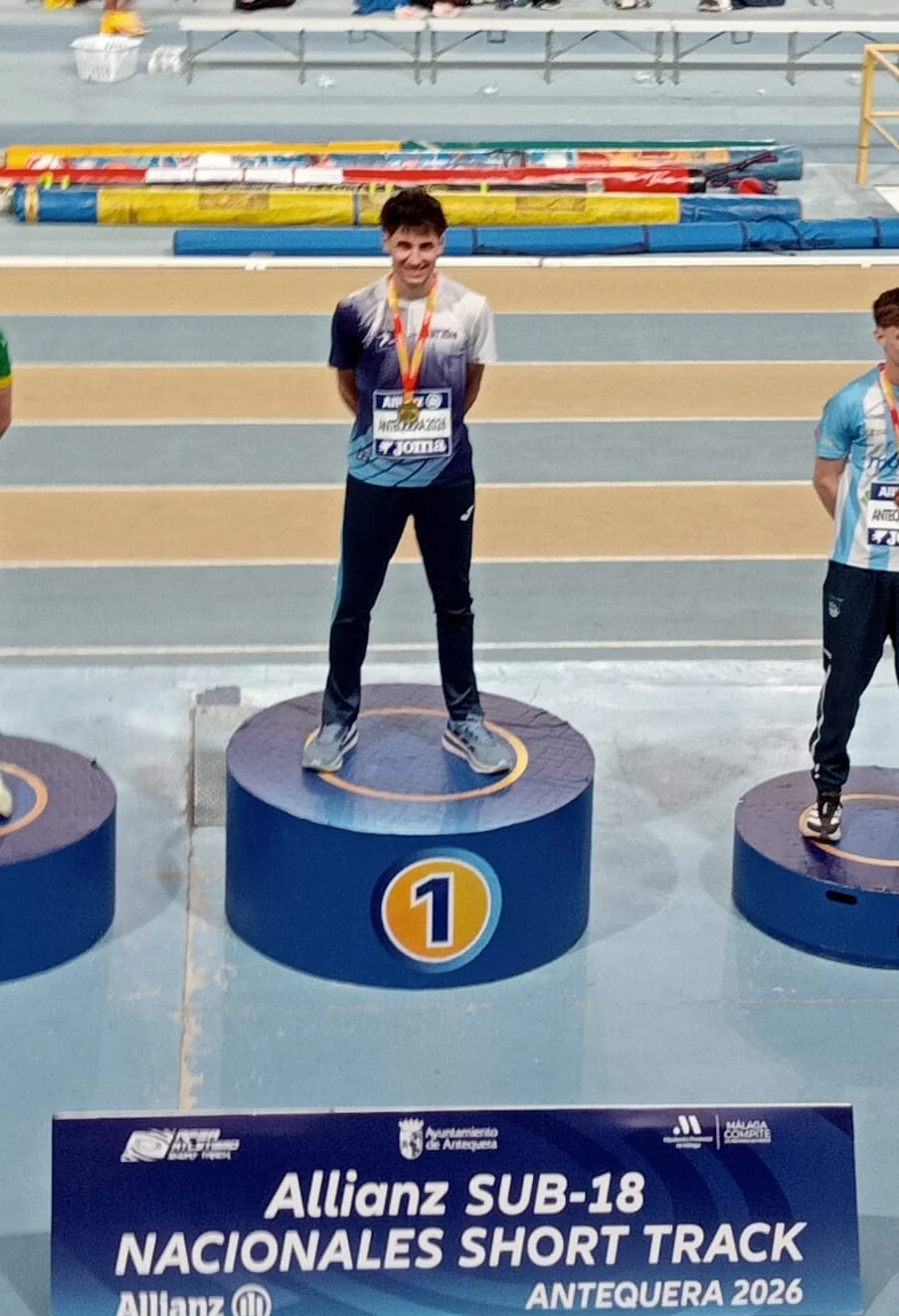 Marco Trasobares del Club Atletisme Sant Joan campeón de España sub18 de salto con pértiga 2026