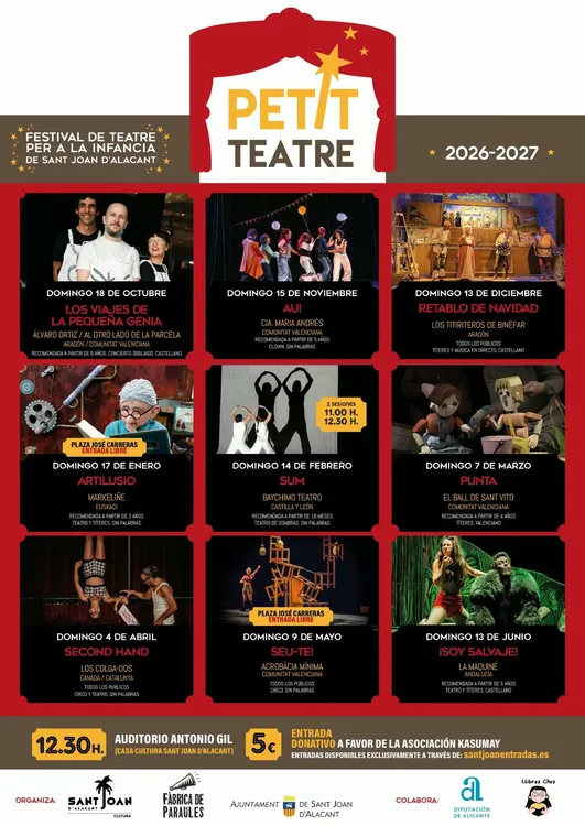 PETIT TEATRE CARTEL OCTUBRE 2026