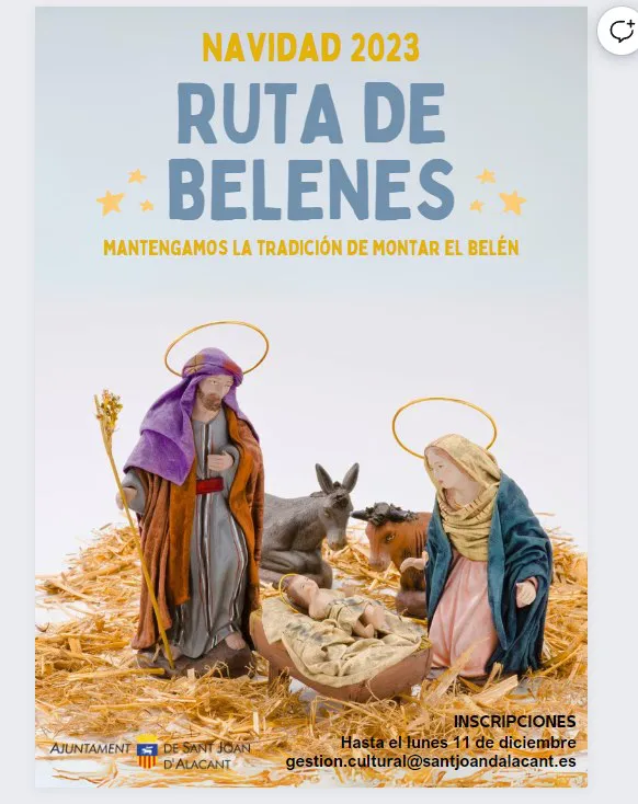 RUTA DE BELENES 2023 CARTEL SAN JUAN