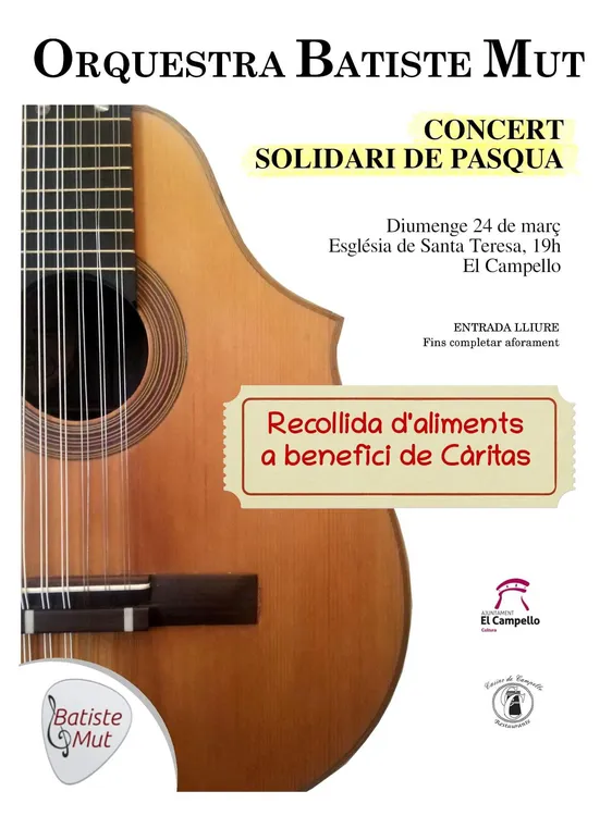 concierto solidario de Pascua de la Orquestra Batiste Mut 2024