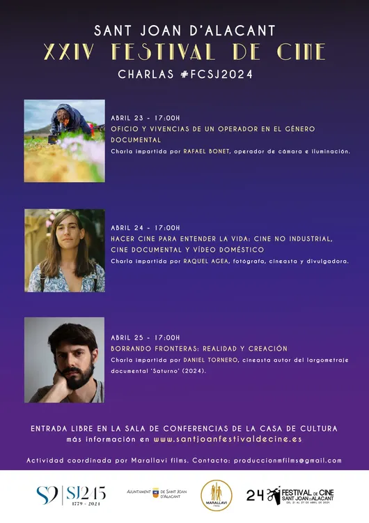 XXIV FESTIVAL CINE SAN JUAN CHARLAS CARTEL 2024