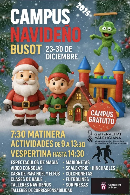 CAMPUS NAVIDEÑO 2025 BUSOT CARTEL