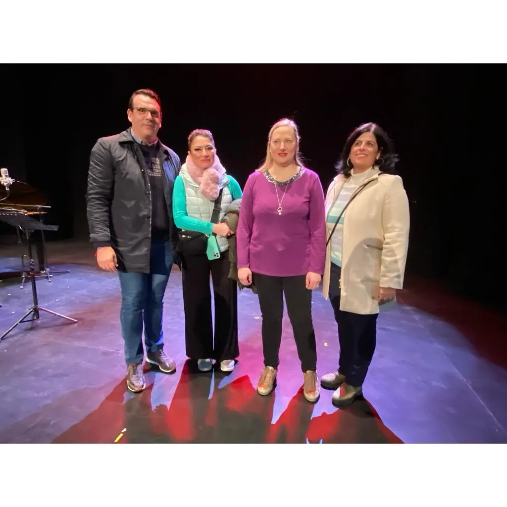 Montserrat Martí y Simona Tadoro casa cultura mutxamel 2023 RAFA GARCIA BERENGUER ALCALDE