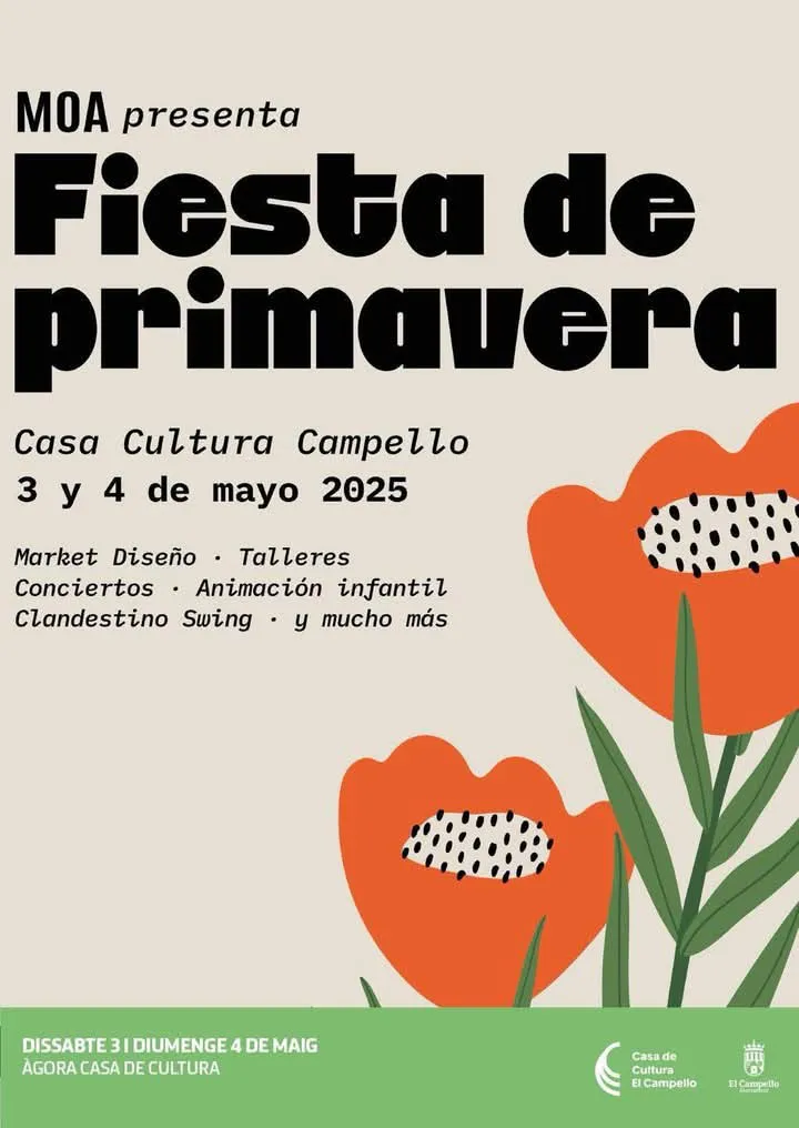 Fiesta de la primavera campello cartel