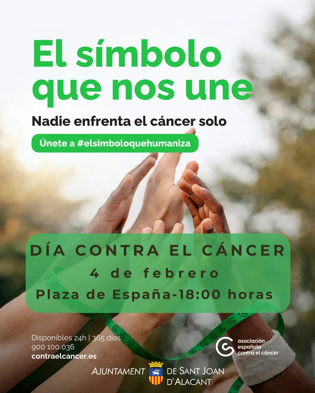 DIA CONTRA EL CANCER SANT JOAN 2026 CARTEL