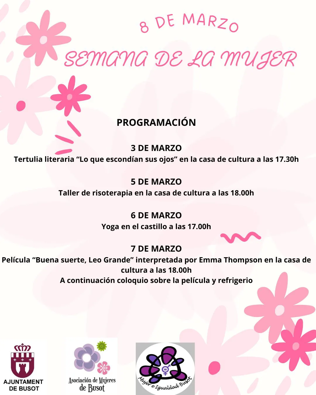 SEMANA DE LA MUJER BUSOT 2025