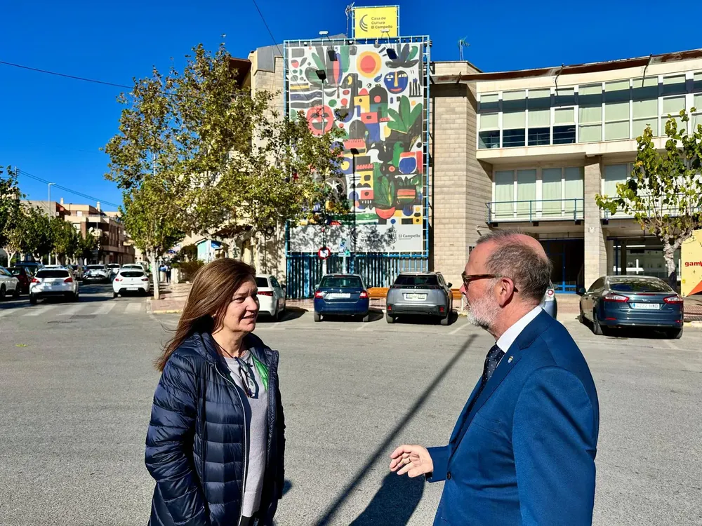 NUEVA LONA FACHADA CASA DE CULTURA CAMPELLO 2025