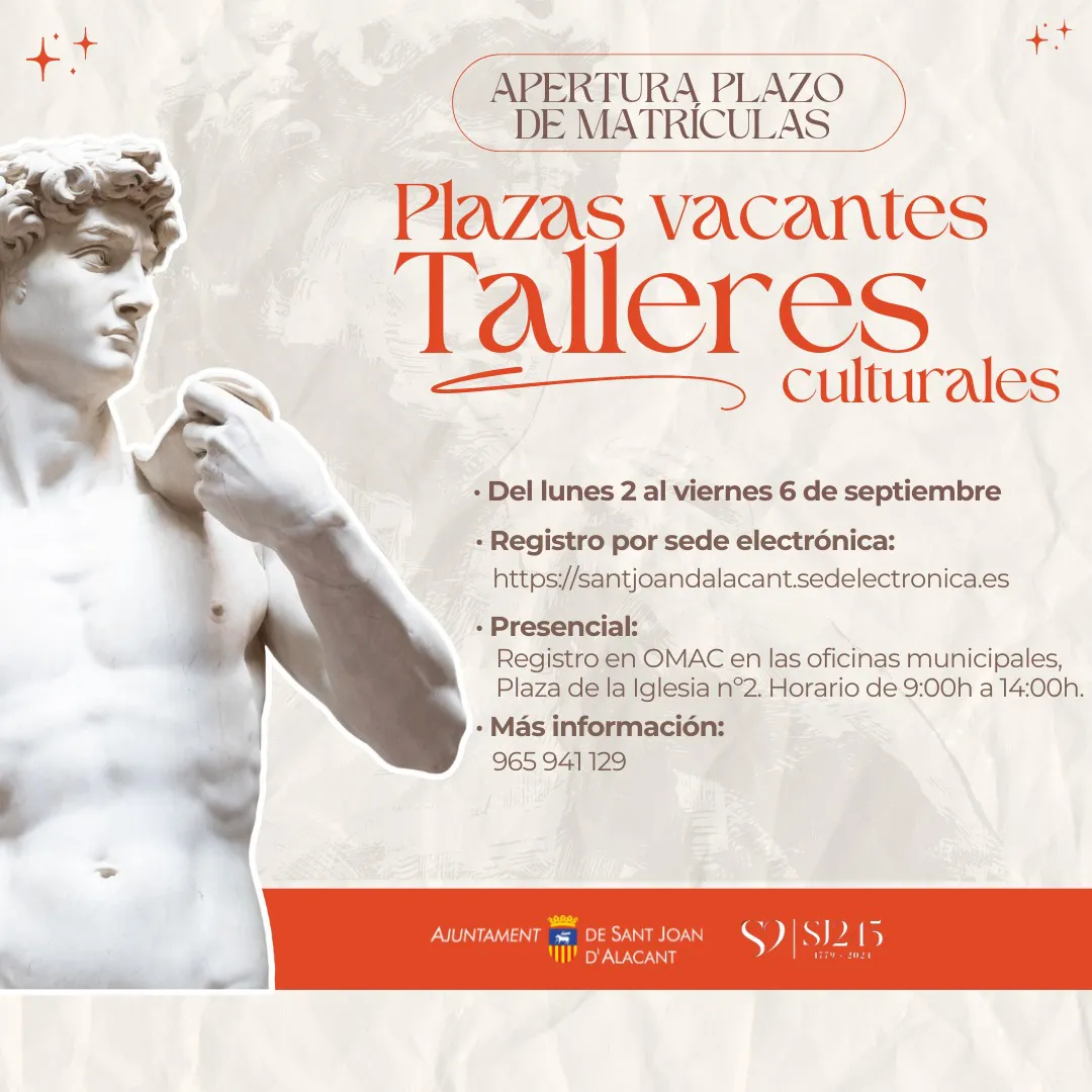 TALLERES CULTURALES SAN JUAN 2024