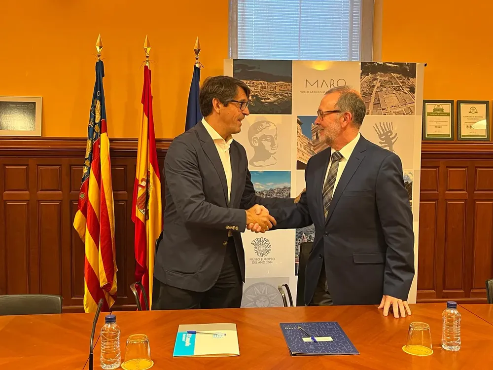 El MARQ firma un convenio con El Campello  juan de dios navarro y juanjo berenger 2024