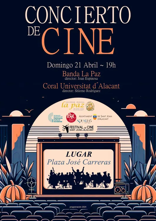 CONCIERTO DE CINE SAN JUAN 2024 CARTEL