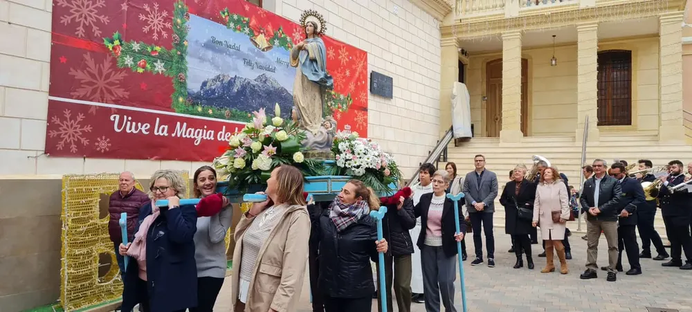 PROCESION DIA DE LA INMACULADA CONCEPCION BUSOT 2023