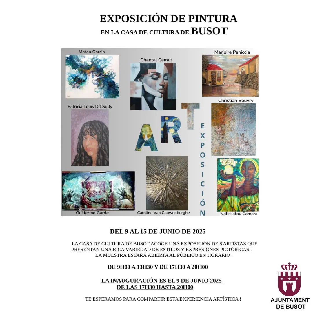 EXPOSICION PINTURA BUSOT 2025 CARTEL