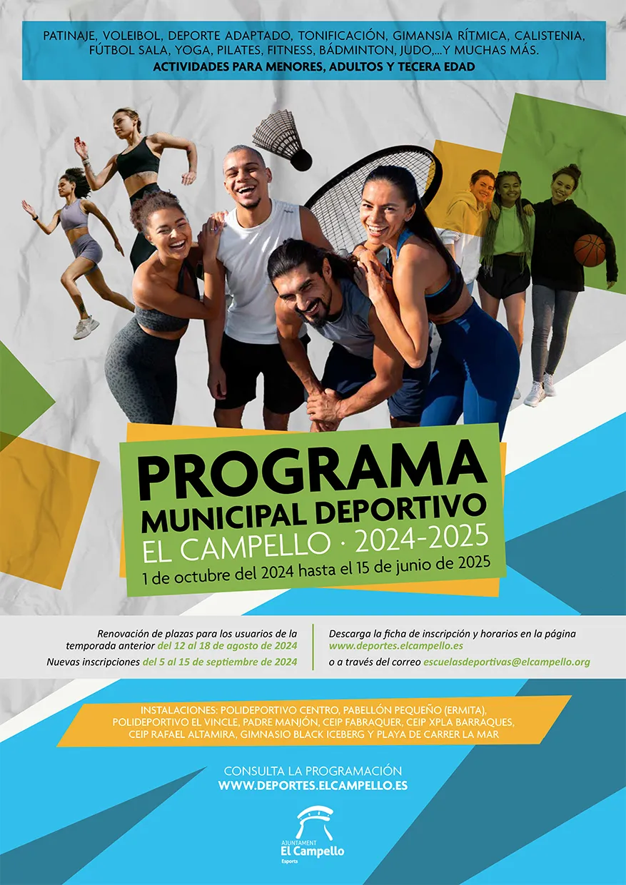 PROGRAMA DEPORTIVO  INVIERNO 2024-2025 CAMPELLO