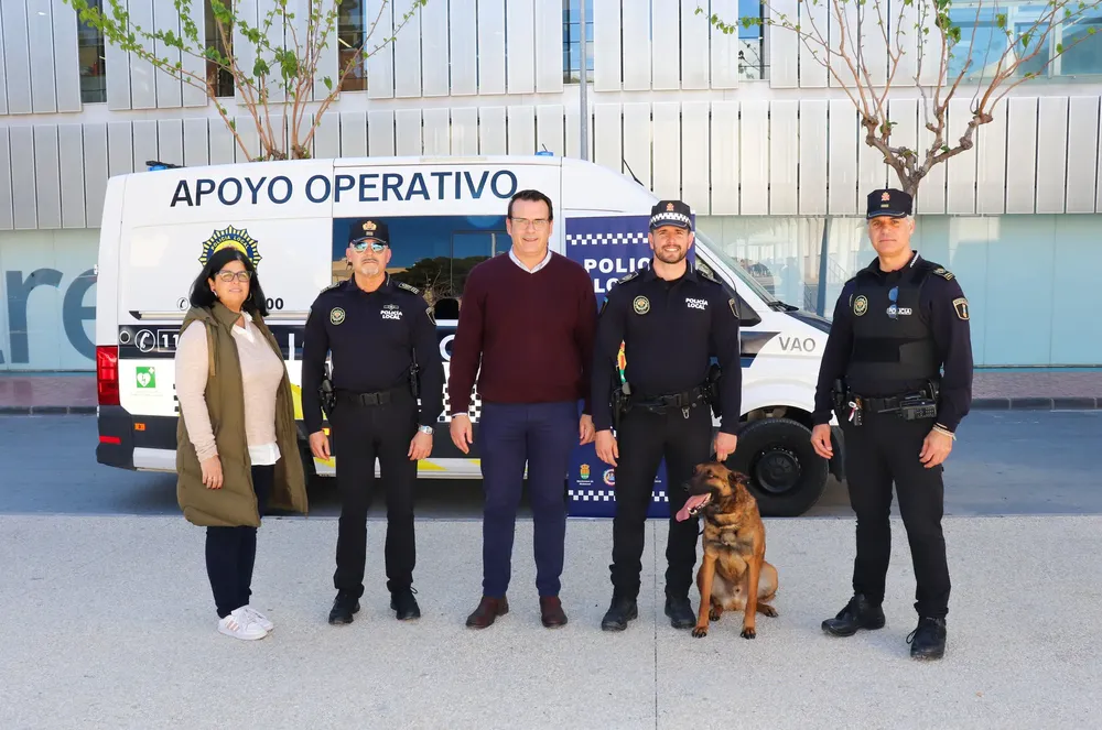 DANTE NUEVO PERRO POLICIA MUTXAMEL 2025